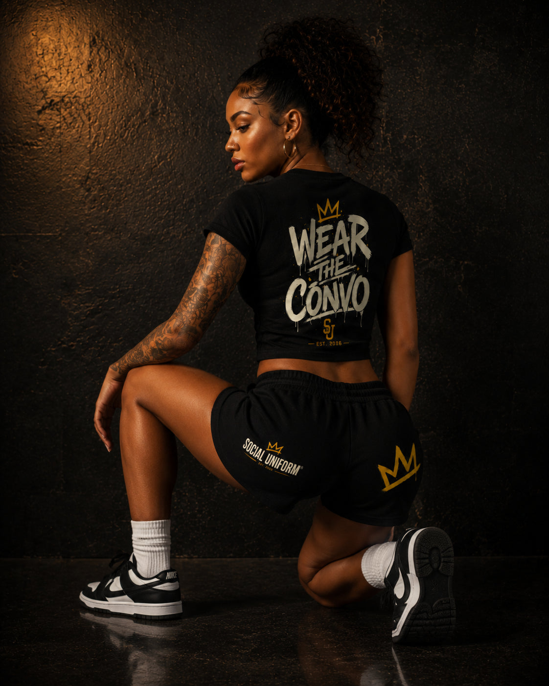 Wear the Convo Women’s Drawstring Shorts