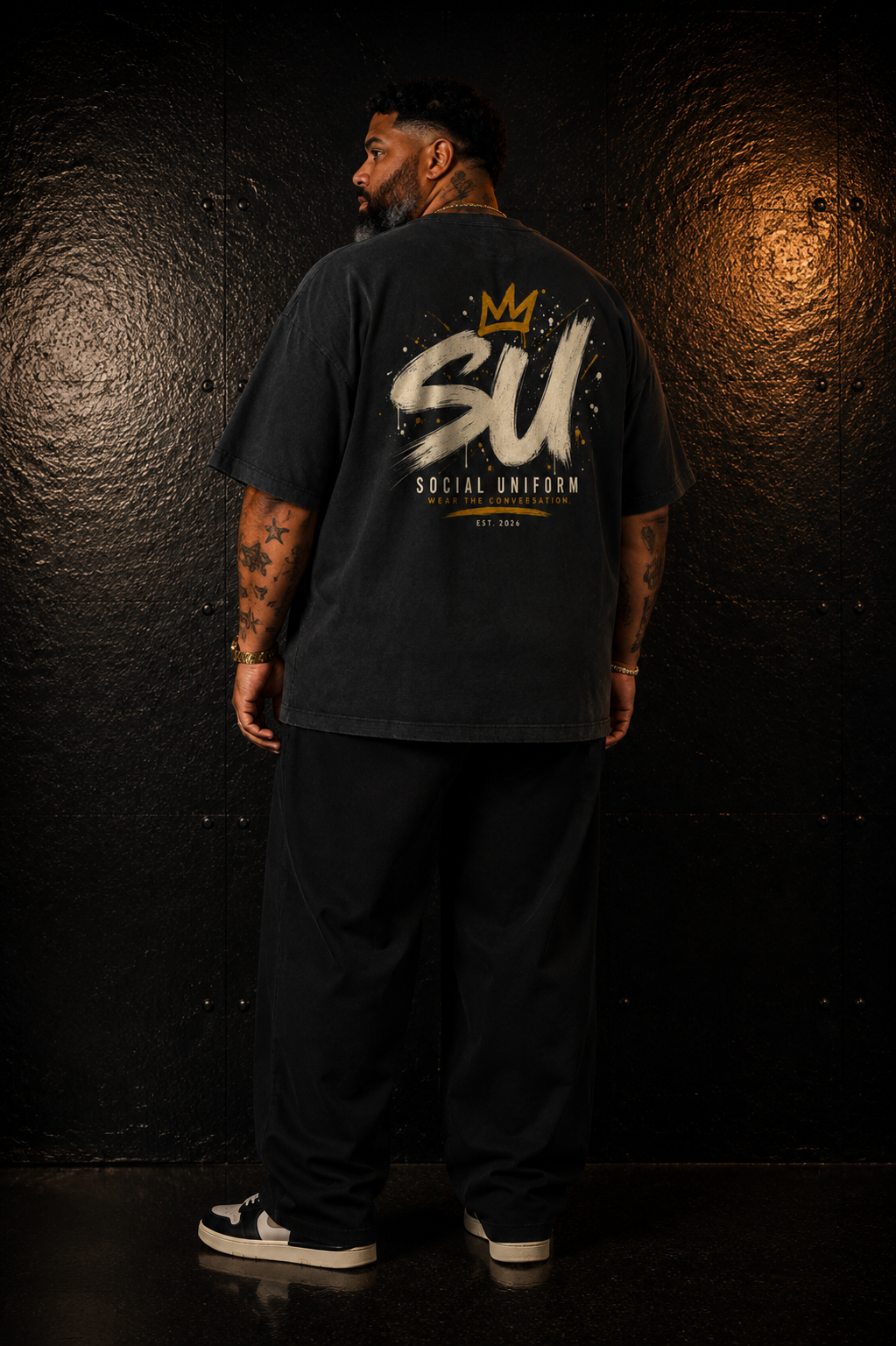 Social Uniform Crown Heavyweight Oversized Vintage Tee