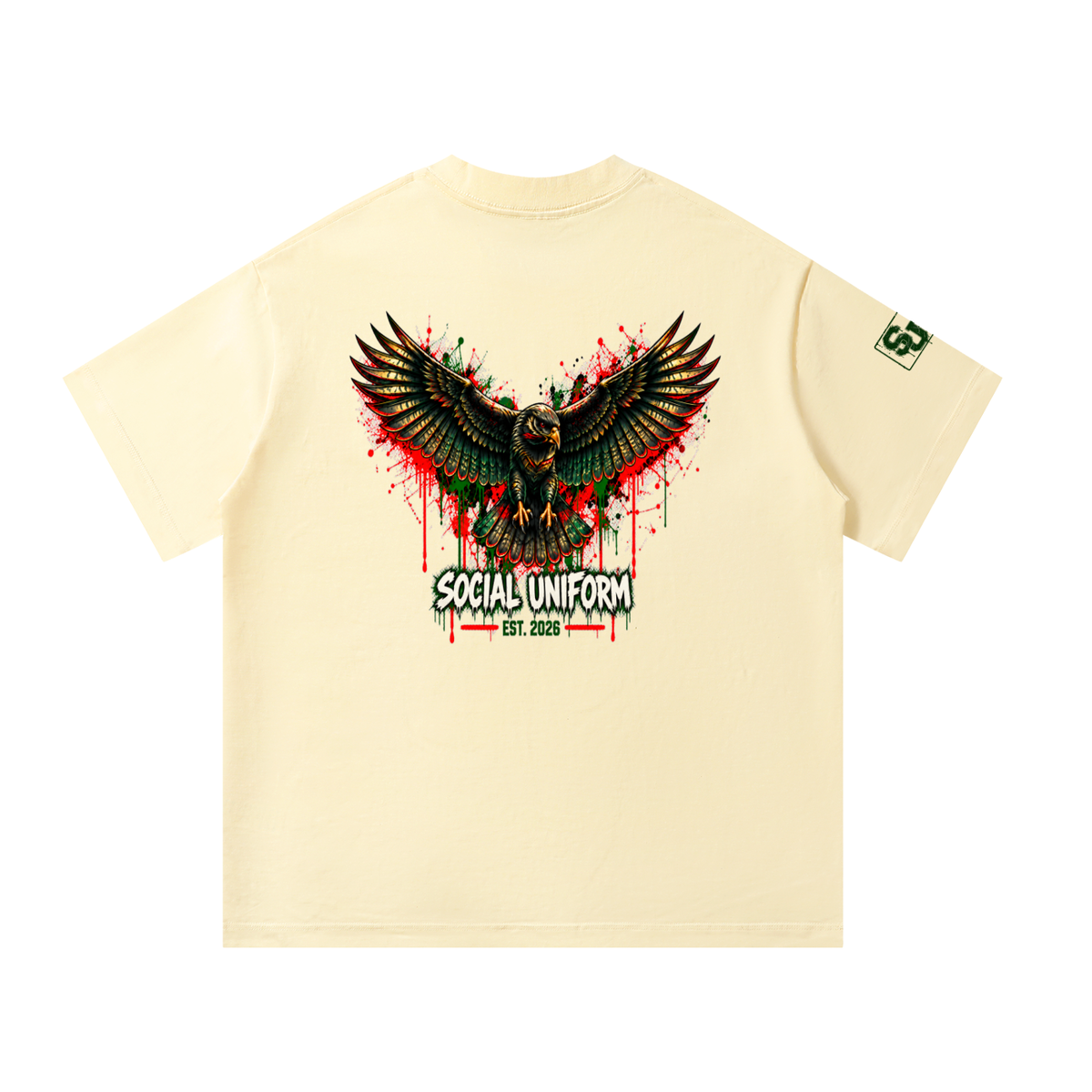 No Crows  Oversized Heavyweight Tee