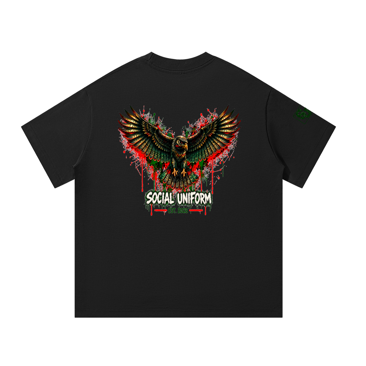 No Crows  Oversized Heavyweight Tee