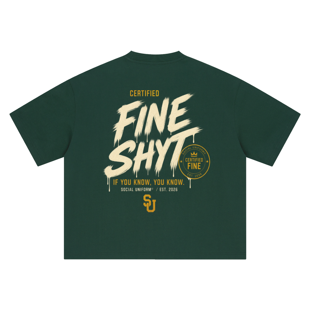 Fine Shyt Heavyweight Boxy Tee