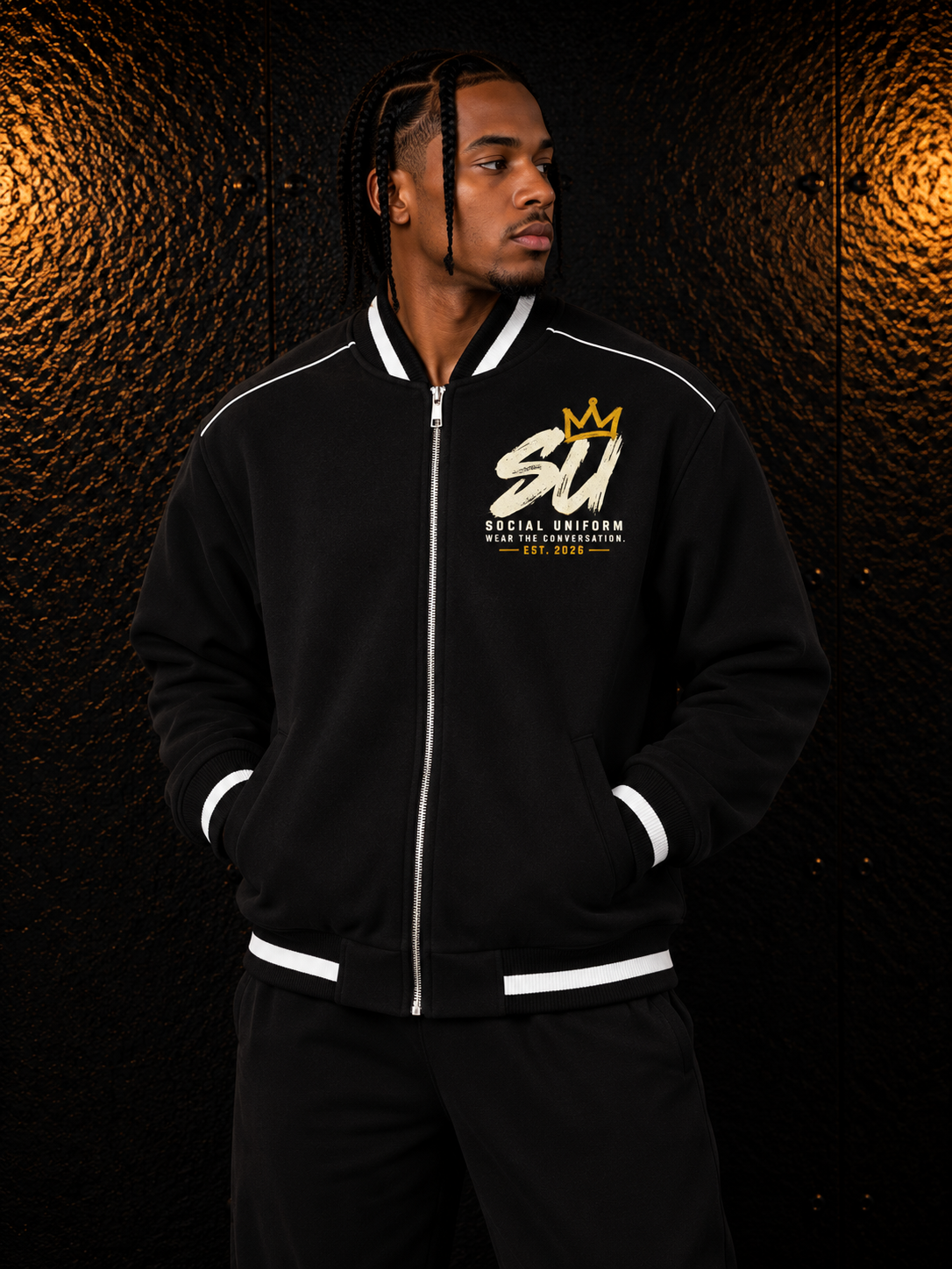 School of Hard Knocks Heavyweight Bomber Jacket