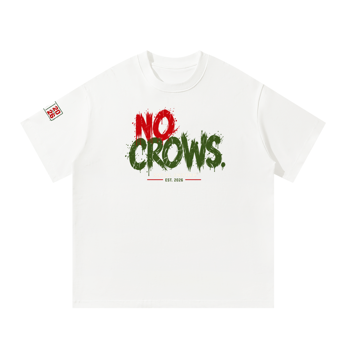 No Crows  Oversized Heavyweight Tee