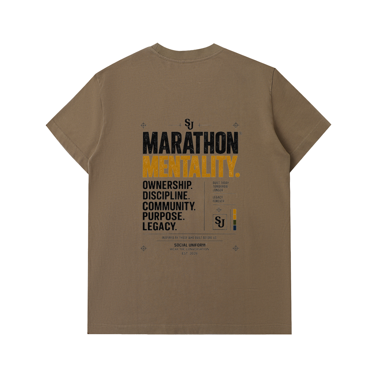 Marathon Mentality Heavyweight Tee