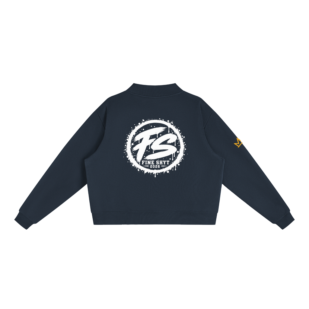 Fine Shyt Heavyweight Mock-Neck Crew