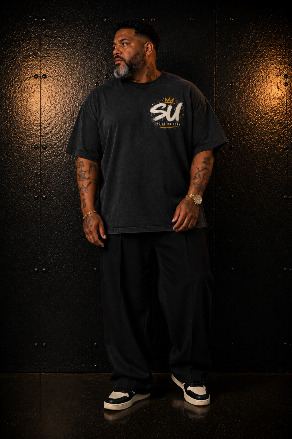 Social Uniform Crown Heavyweight Oversized Vintage Tee