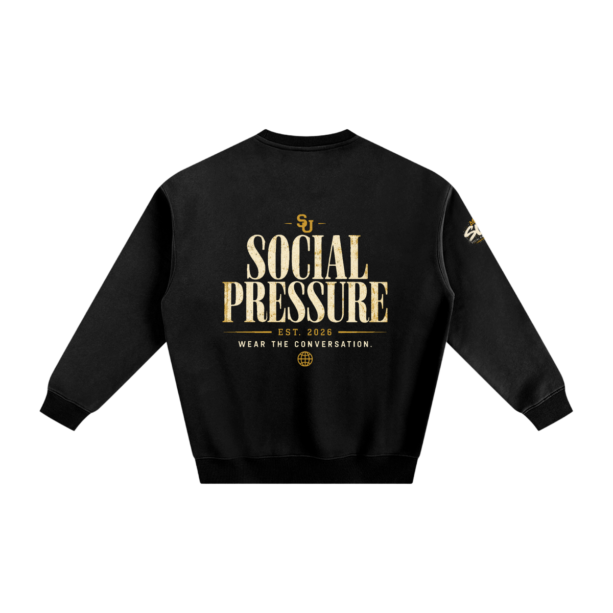 Social Pressure Relaxed Heavyweight Fleece Crewneck