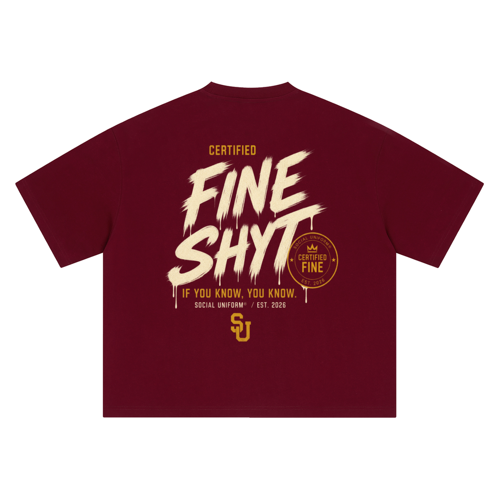 Fine Shyt Heavyweight Boxy Tee