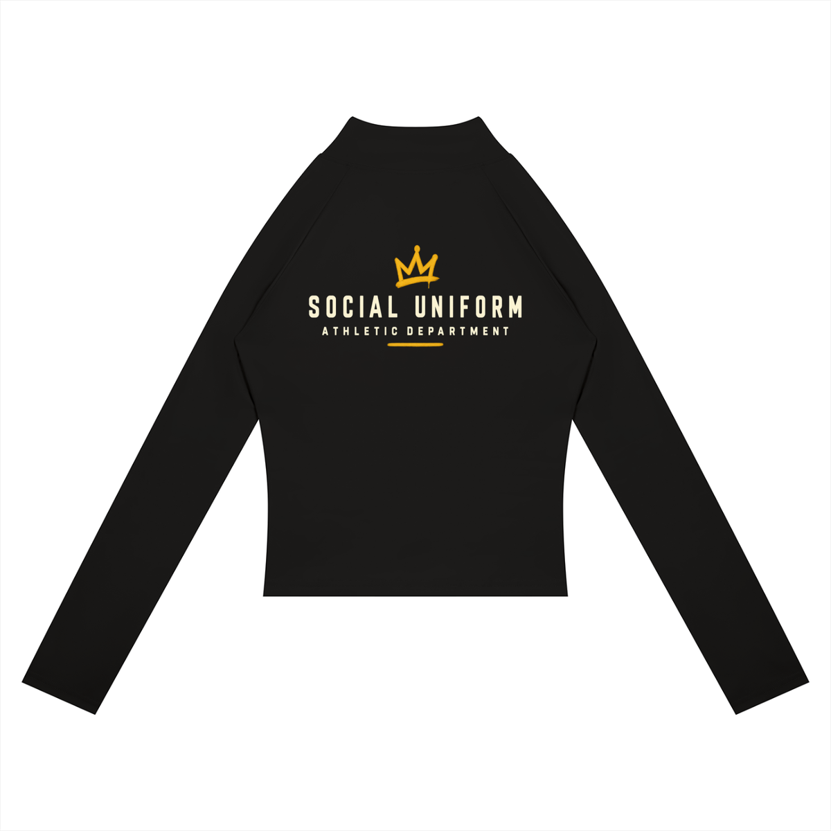 Social Uniform Women’s Cropped Fitted Track Jacket