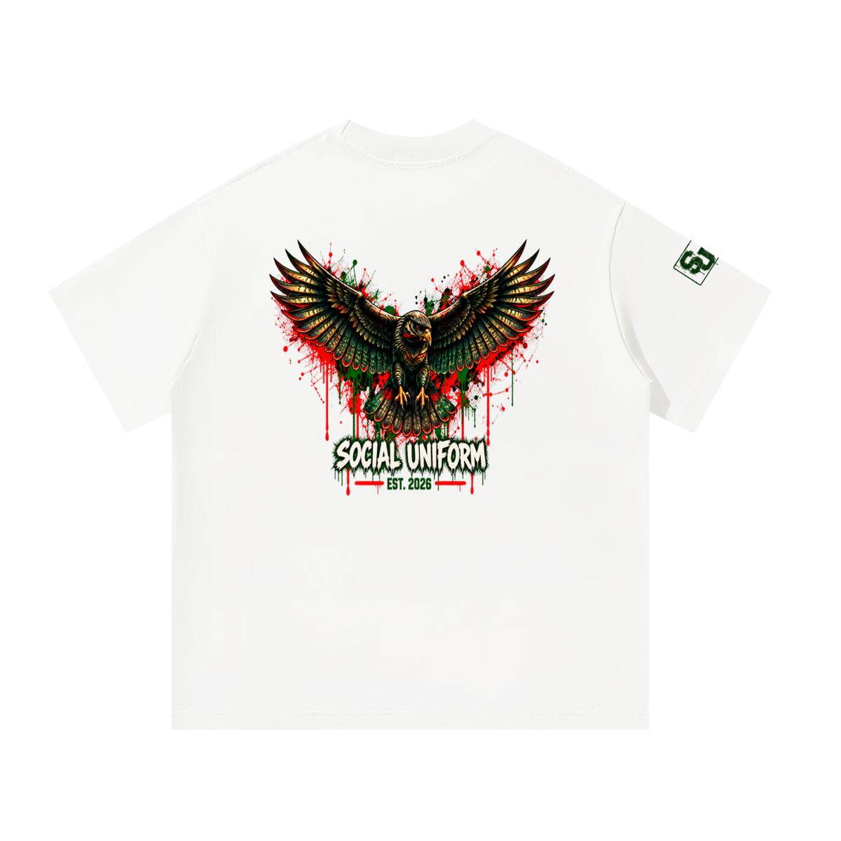 No Crows  Oversized Heavyweight Tee