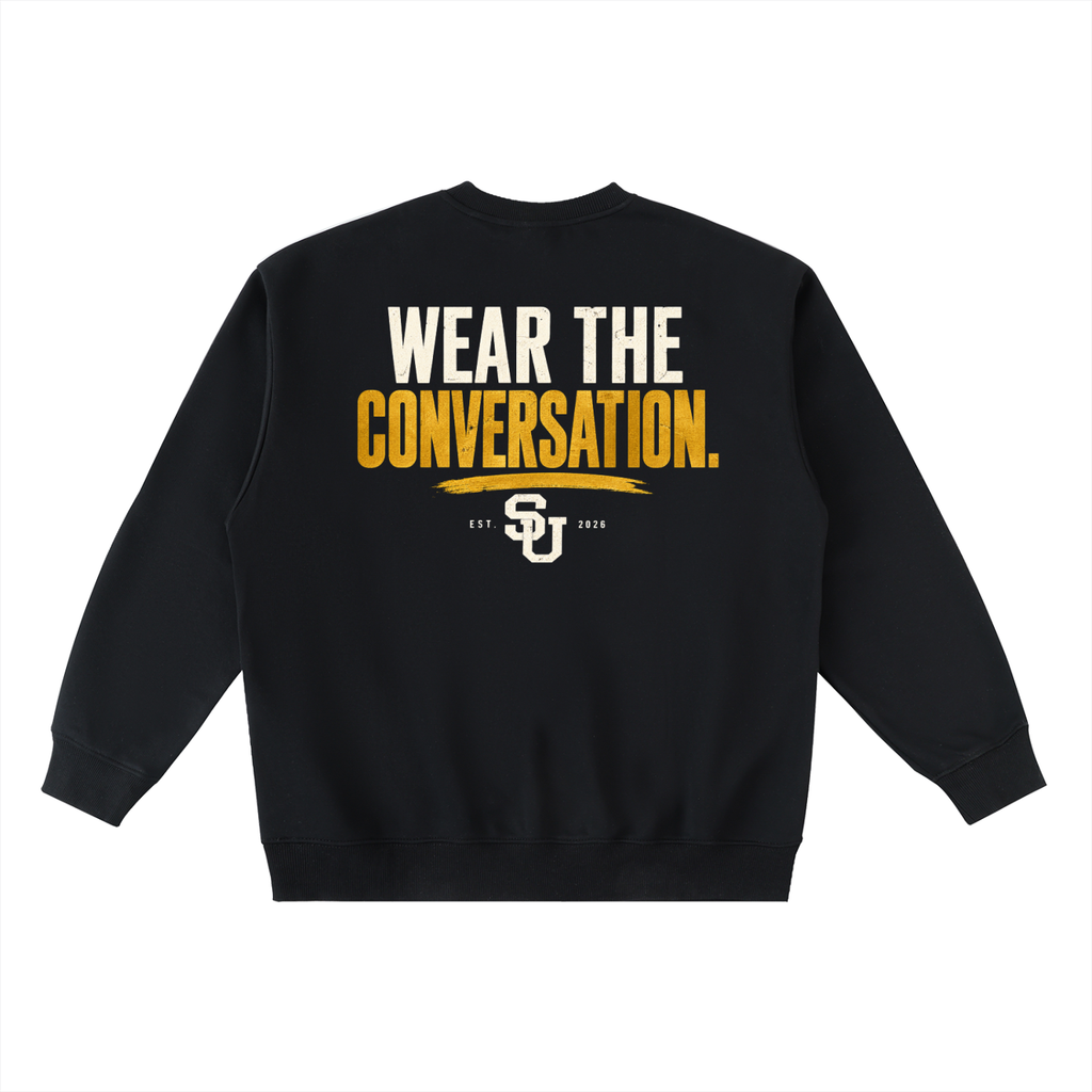 Wear the Conversation Heavyweight Taped Crewneck