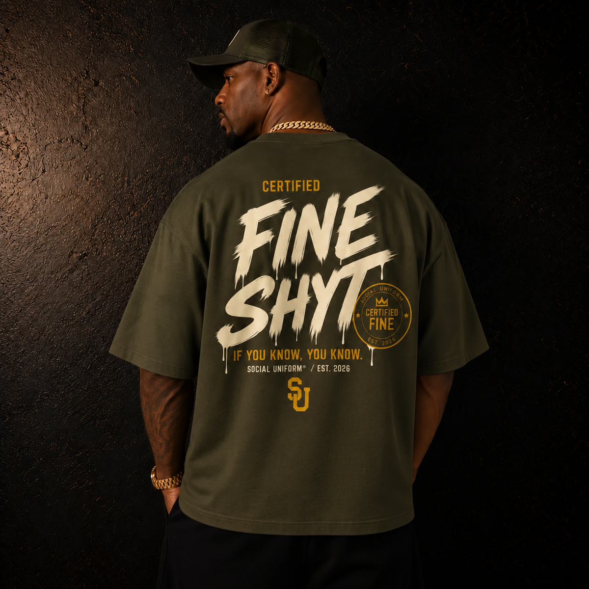 Fine Shyt Heavyweight Short-Length Boxy Tee