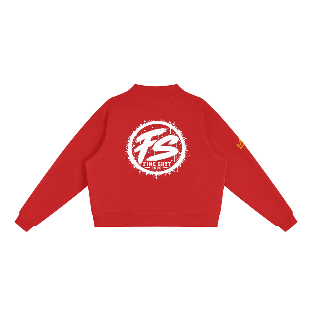 Fine Shyt Heavyweight Mock-Neck Crew