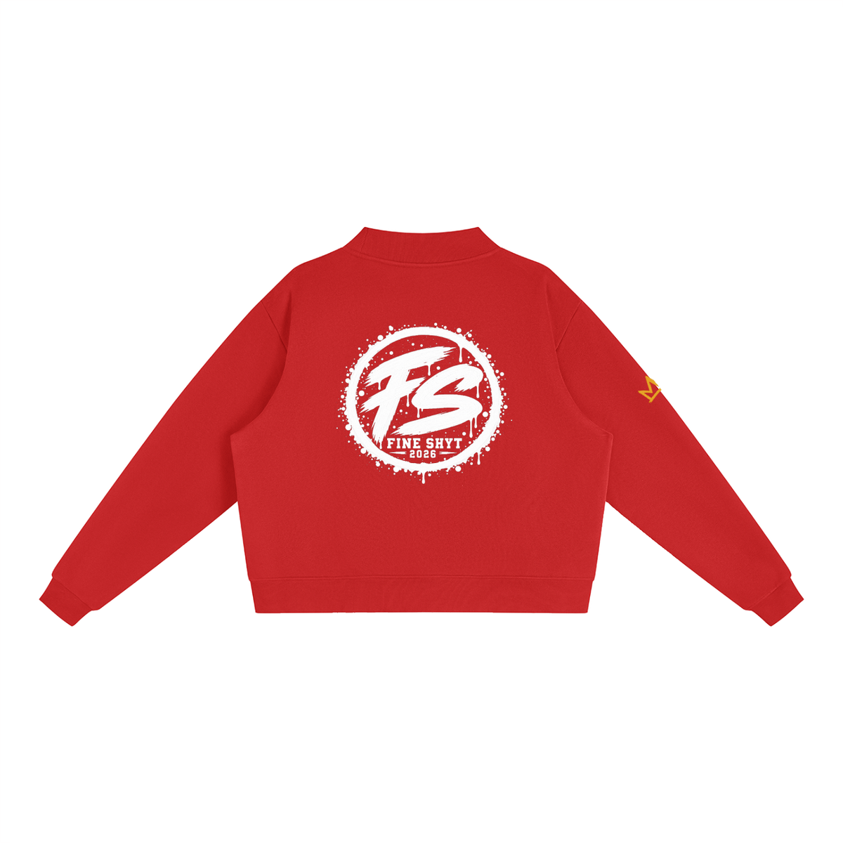Fine Shyt Heavyweight Mock-Neck Crew