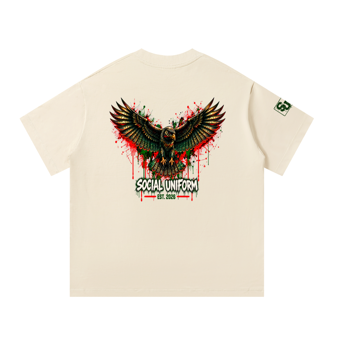 No Crows  Oversized Heavyweight Tee