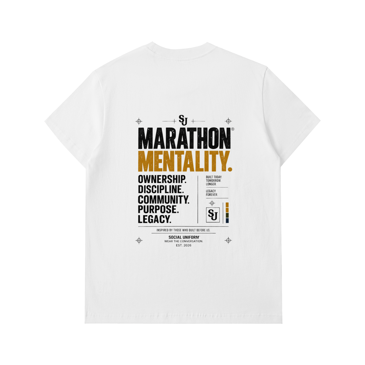 Marathon Mentality Heavyweight Tee