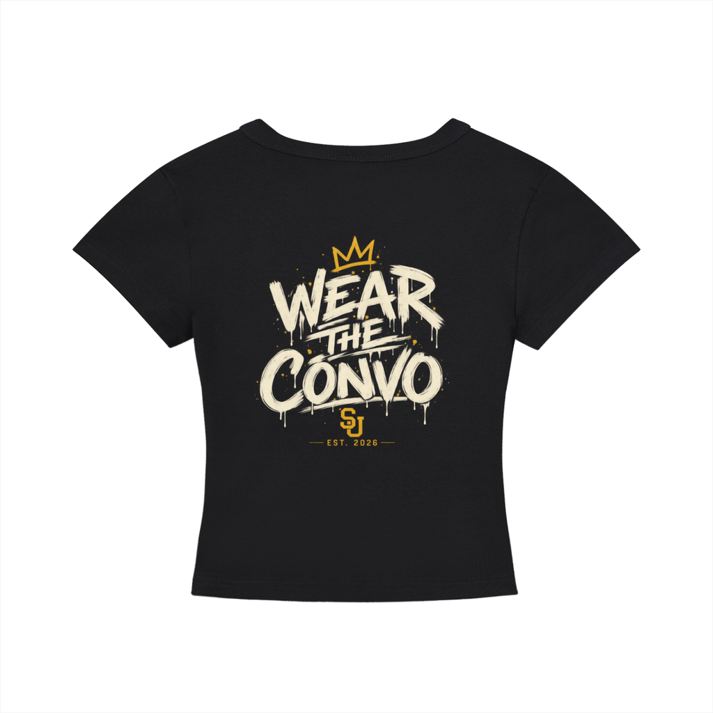 Wear the Conversation Women’s Cropped Tee