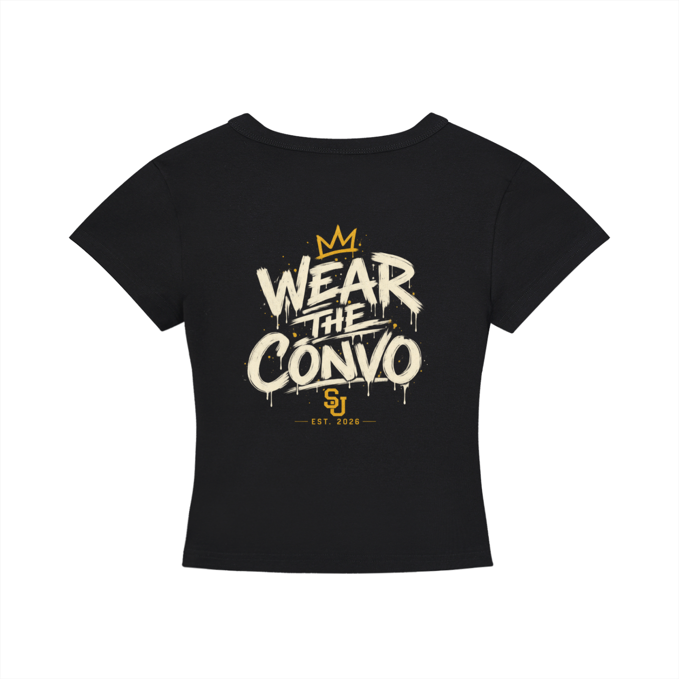 Wear the Conversation Women’s Cropped Tee