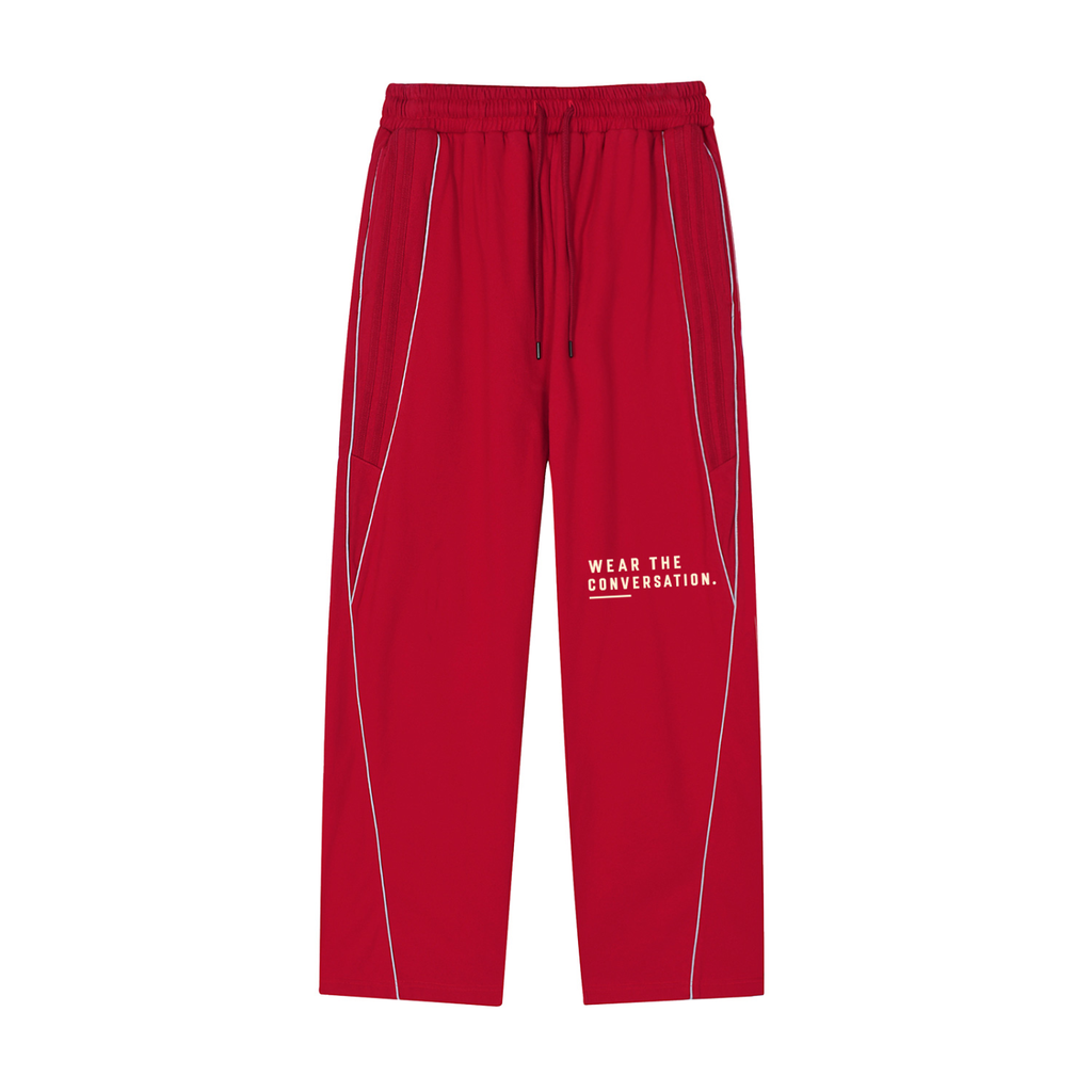 Social Uniform Reflective Straight-Leg Sweatpant