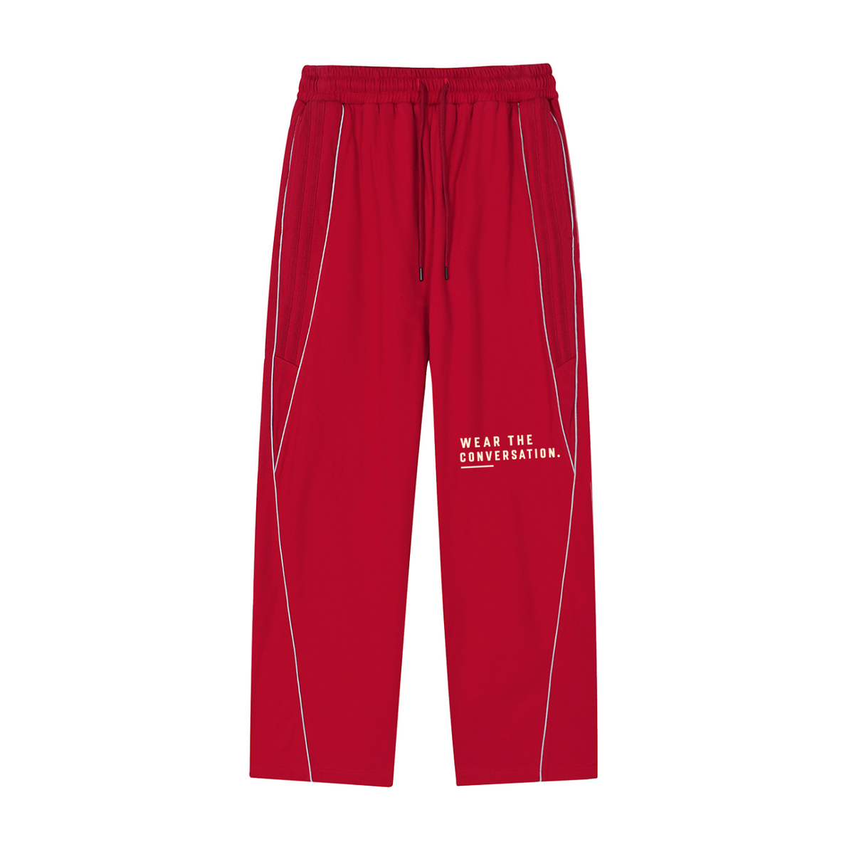 Social Uniform Reflective Straight-Leg Sweatpant