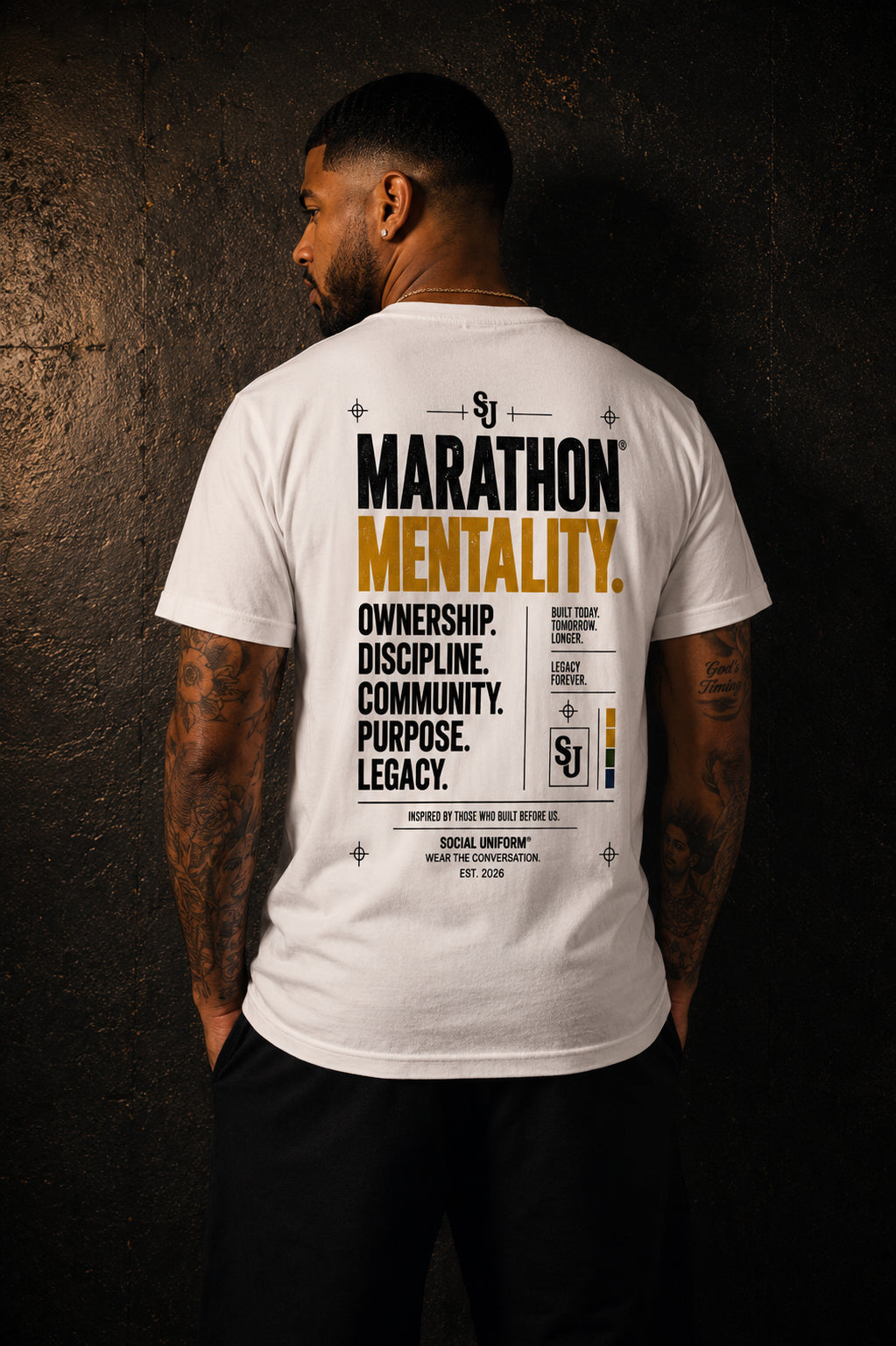 Marathon Mentality Heavyweight Tee