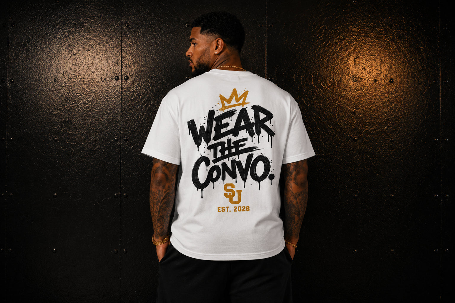 Wear the Convo Heavyweight Boxy Tee