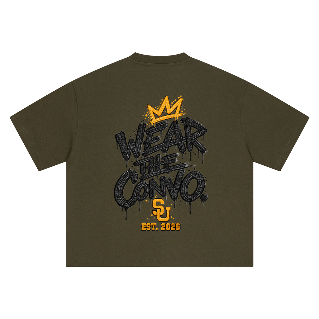 Wear the Convo Heavyweight Boxy Tee