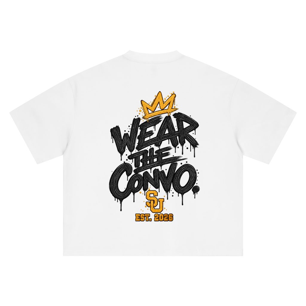 Wear the Convo Heavyweight Boxy Tee