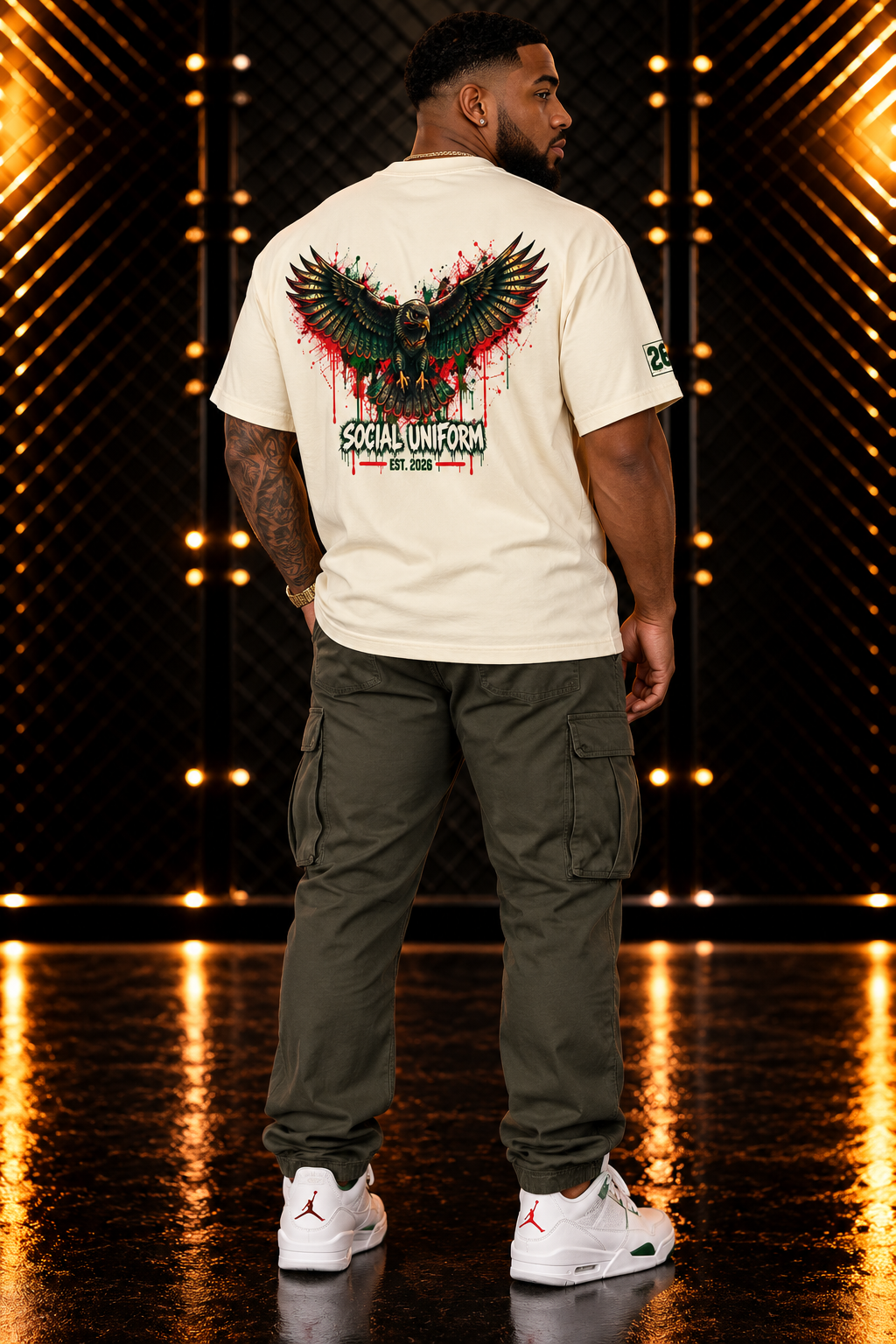 No Crows  Oversized Heavyweight Tee