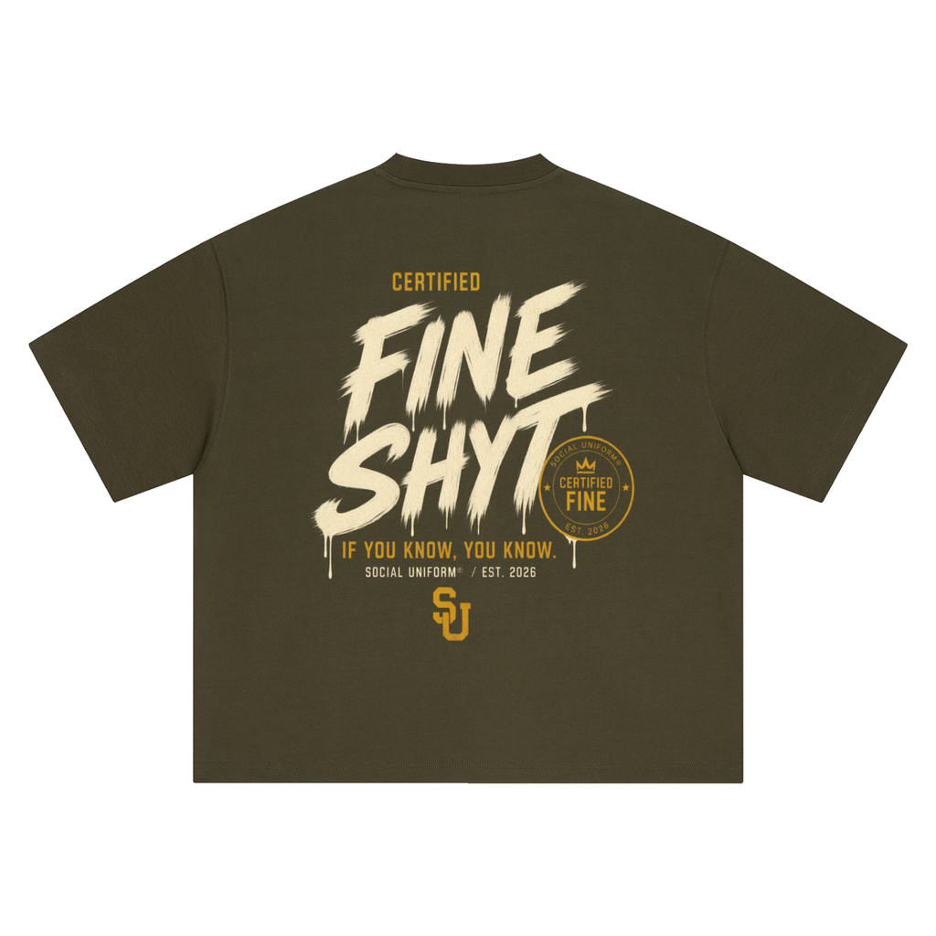 Fine Shyt Heavyweight Boxy Tee