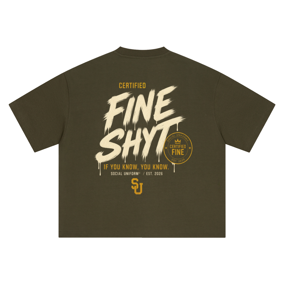 Fine Shyt Heavyweight Boxy Tee