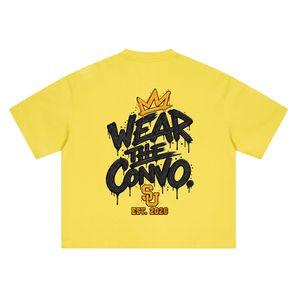 Wear the Convo Heavyweight Boxy Tee